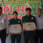 Cao su Tây Ninh: 30 tổ trưởng thi tay nghề