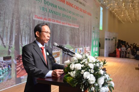 ông Trần Ngọc Thuận – Chủ tịch VRA, Chủ tịch HĐQT VRG phát biểu tại buổi Họp mặt Doanh nhân CSVN 2018