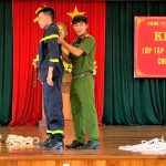 Cao su Chư Păh tập huấn cứu hộ, cứu nạn cho 140 người lao động