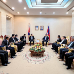 Lãnh đạo VRG chào xã giao và thăm hỏi Ngài Yim Chhay Ly - Phó Thủ tướng Vương quốc Campuchia