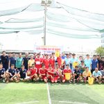 Đoàn Thanh niên VRG tham gia giải bóng đá do Báo Nhân Dân tổ chức