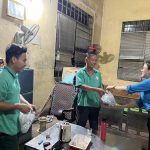 Công đoàn Tổng Công ty Cao su Đồng Nai tặng 150 phần bữa ăn lỡ cho công nhân