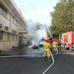 Bệnh viện Đa khoa Cao su Dầu Tiếng diễn tập phòng cháy chữa cháy