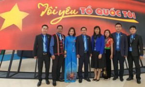 Đoàn đại biểu Hội LHTN VN VRG tham dự đại hội
