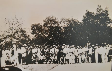 Công nhân cao su làng 14, năm 1952.