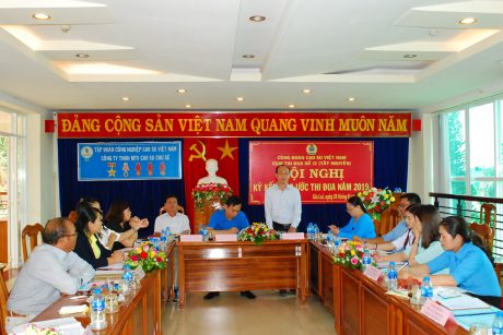 Phó Chủ tịch CĐ CSVN Phan Tấn Hải phát biểu tại hội nghị