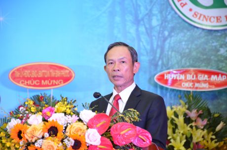 Ông Trần Ngọc Thuận – Chủ tịch HĐQT VRG phát biểu tại hội nghị