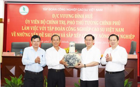 Phó Thủ tướng tặng quà lưu niệm cho VRG.