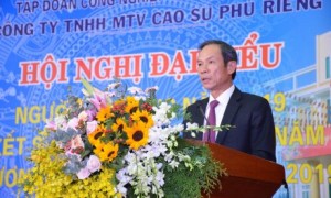 Ông Trần Ngọc Thuận - Bí thư Đảng ủy, Chủ tịch HĐQT VRG phát biểu chỉ đạo.