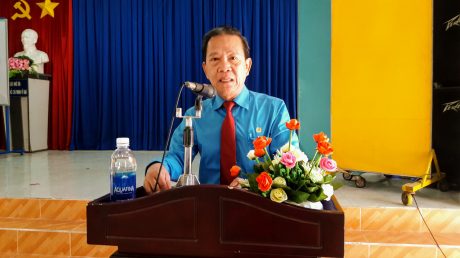 Ông Võ Việt Ngân - Phó Chủ tịch CĐ CSVN phát biểu. 