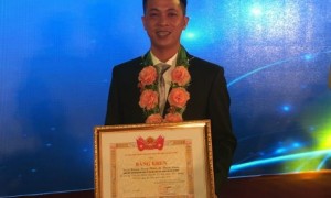 Anh Lý Minh Kha vinh dự nhận Giải thưởng “Tuổi trẻ sáng tạo” năm 2018 của TW Đoàn.
