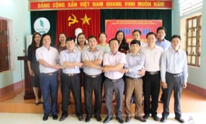 Khối thể hiện quyết tâm hoàn thành xuất sắc các chỉ tiêu thi đua năm 2019.