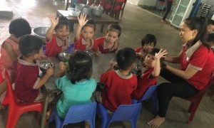 Hiện cơ sở mới được tu sửa sạch đẹp, khang trang.