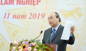 Thủ tướng phát biểu tại Hội nghị sơ kết 5 năm thực hiện Nghị quyết số 30-NQ/TW của Bộ Chính trị. Ảnh: VGP/Quang Hiếu
